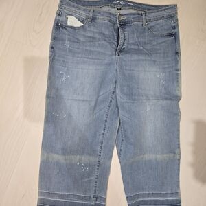 #26 Size18 INC International Concepts Light Blue Cropped Jeans